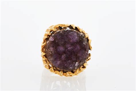 Amethyst Crystal Ring - Shapiro Auctioneers