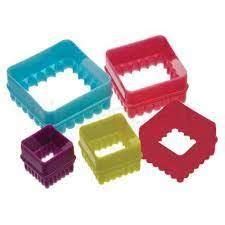 Gewelltes Quadrat Ausstecher Set SweetyCakes