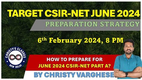 Target Csir Net June Preparation Strategy For Csir Net Part A