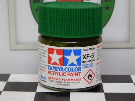 Tamiya Xf Flat Green Acrylic Paint Ml Bottle Tam