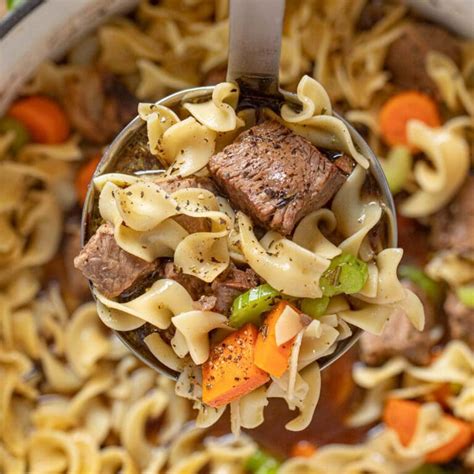 The BEST Beef Noodle Soup Recipe (So Easy!) - Dinner, then Dessert