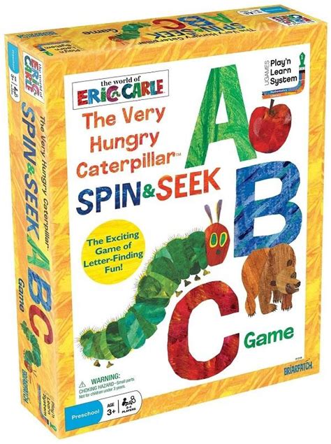 The Very Hungry Caterpillar Spin And Seek Abc By Game 794764012491