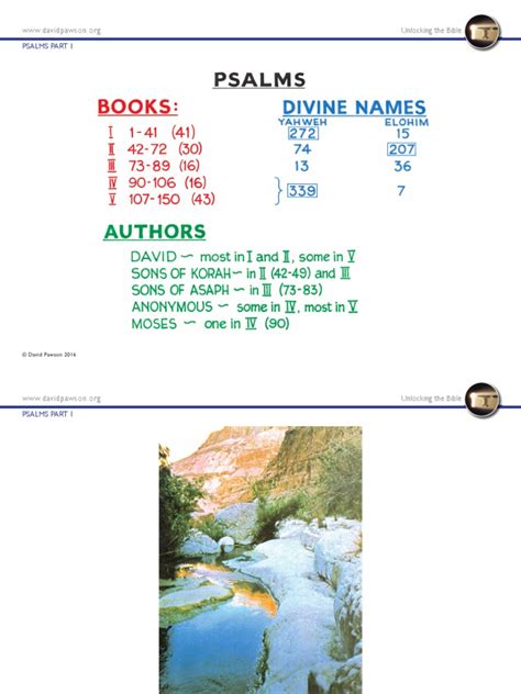 16 Psalms Diagrams | PDF