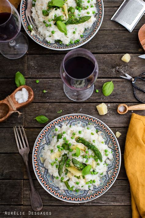 Risotto Aux Petits Pois Et Asperges Cooking Lili Food Photography