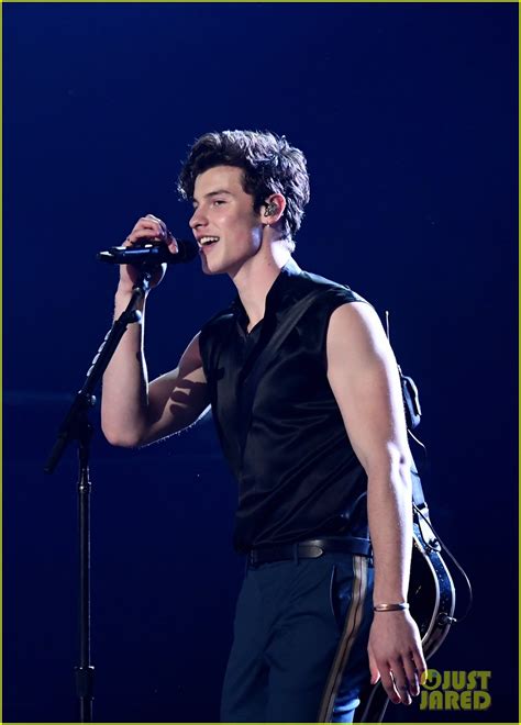 Shawn Mendes Bares His Biceps For Grammys Performance With Miley