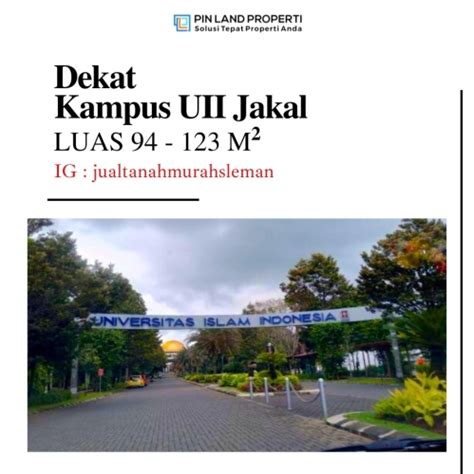 Tanah Dekat Kampus Uii Jakal Hanya Jutaan Cocok Untuk Usaha Kos