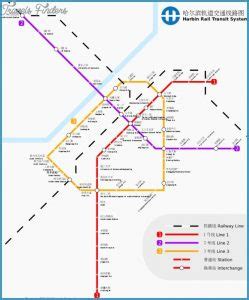 Harbin Subway Map - TravelsFinders.Com