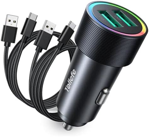 Amazon Mrglas W Usb C Car Charger Pack Super Mini Metal Usb C