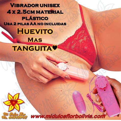 Vibrador Unisex Huevito Mas Tanguita Sex Shop Mi Dulce Flor Bolivia