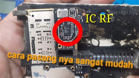 Redmi 8a Sinyal Hilang Begini Cara Cek Dan Pasang Ic Rf Nya Youtube