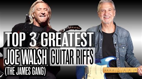 The Top Greatest Joe Walsh Guitar Riffs From The James Gang Youtube