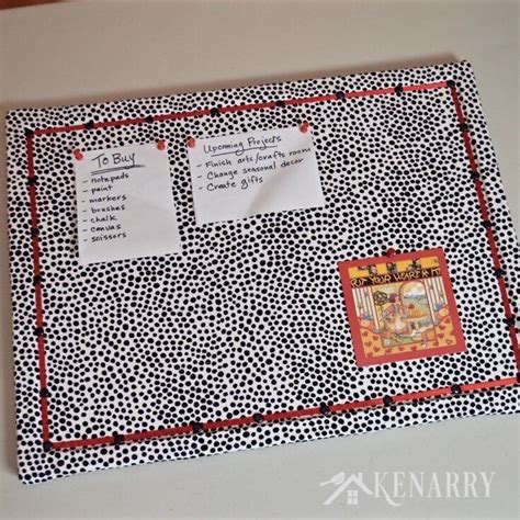 Diy Bulletin Board Makeover How To Cover In Fabric Diy Bulletin