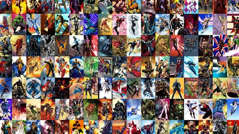 #1153561 collage, Marvel Comics, comics, brand, ART, color ...