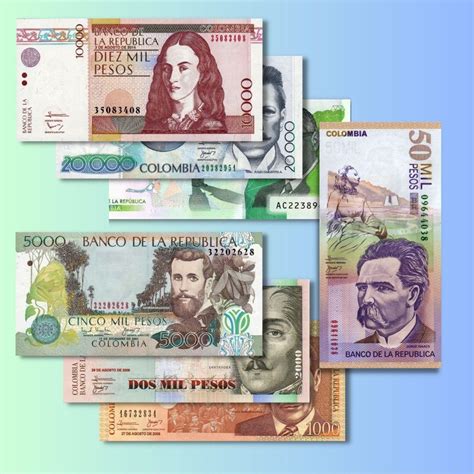 Billetes Y Monedas De Pesos Colombianos Para Imprimir En Pdf