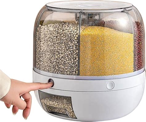 Dispensador De Arroz De 6 Rejillas Para Cereales Dispensador De