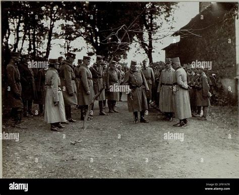 El Comandante Del Ej Rcito Archiduque Friedrich Visita Las Tropas Del