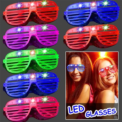 Gafas Luminosas Con Luz Led Para Ni Os Y Adultos Lentes De Colores