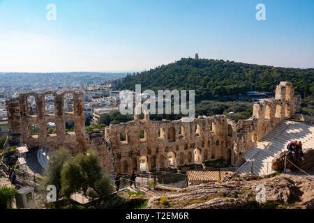 Odeon des Herodes Atticus Amphitheater an den Hängen der Akropolis