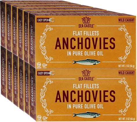 Amazon Crown Prince Premium Flat Anchovies In Olive Oil 5 2oz