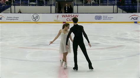 Mariia Holubtsova Kyryl Bielobrov Fd Warsaw Cup Youtube