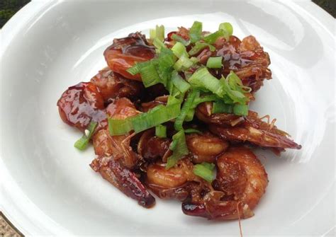 Resep Sticky Honey Garlic Butter Shrimp Oleh Pudji Handayani Cookpad