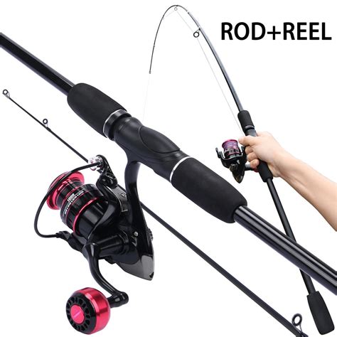 FRRTC Spinning Fishing Rod Ultra Light Fishing Matel Spool Fishing Reel