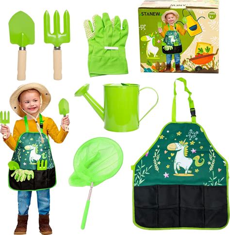 Stanew Ensemble D Outils De Jardinage Pour Enfants Cadeau De Jardinage