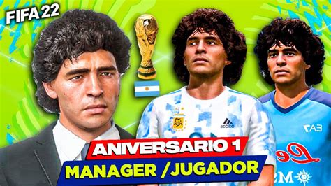 Diego Maradona Especial Aniversario Del 10 Fifa 22 Modo Carrera Lite