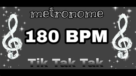 180 Bpm Metronome Metronom Metronome Youtube