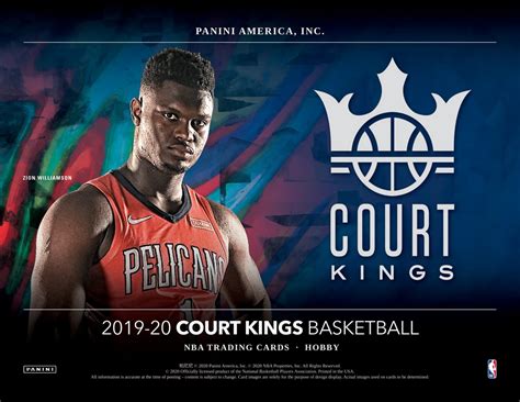 Nba Panini Court Kings Basketball Trading Card Journal