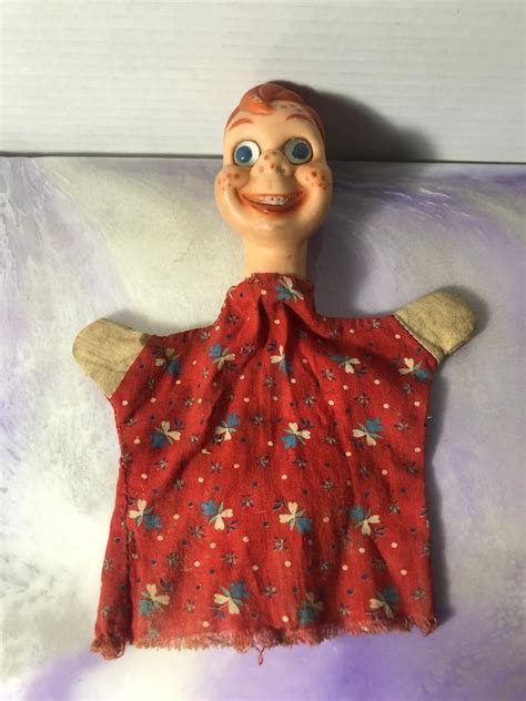 Vintage 1950s Howdy Doody Hand Puppet Figure Rare Etsy