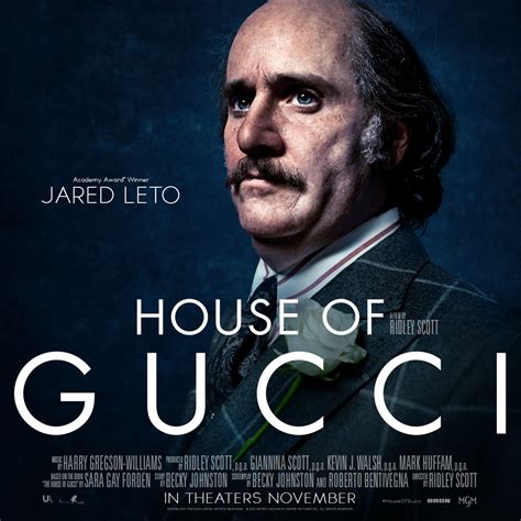 House Of Gucci I Character Poster Dellatteso Film Di Ridley Scott