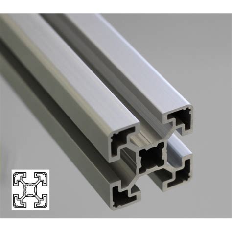 Anodized Finish T Slotted Aluminum Profile 40 X 40 Mm For Industrial