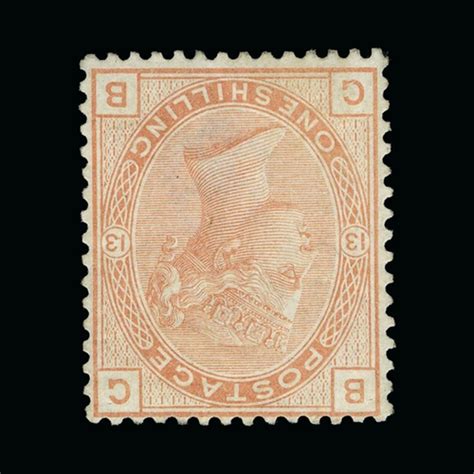 Great Britain QV Surface Printed SG 151wi 1873 80 1s Orange