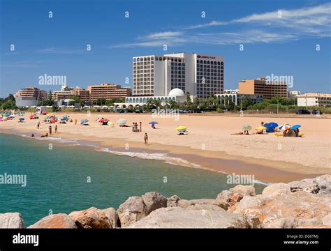 Portugal,the Algarve, Vilamoura hotels and beach Stock Photo - Alamy