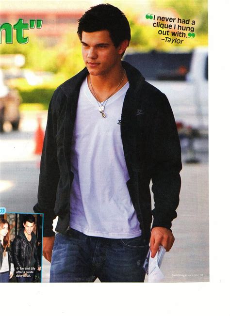 Taylor Lautner teen magazine pinup clipping Cheaper by the Dozen 2 Twist - Teen Stars Forever Pinups