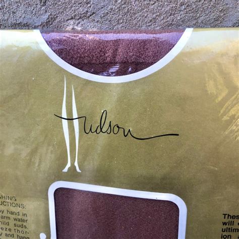 Vintage Agilon Panty Hose By Hudson Nude Heel Ros Gem