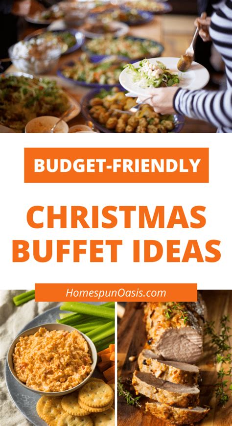 Budget-Friendly Christmas Buffet Ideas - Homespun Oasis