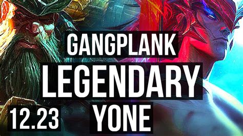 Gangplank Vs Yone Mid M Mastery Solo Kills Games