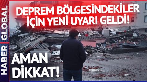 Deprem Bölgesinde Bulunan Herkes İçin Büyük Tehlike Kapıda Uzmanlar