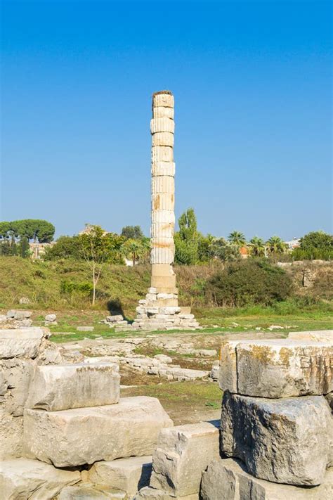 Temple Of Artemis Selcuk Turkey Stock Photo Image Of Turkey