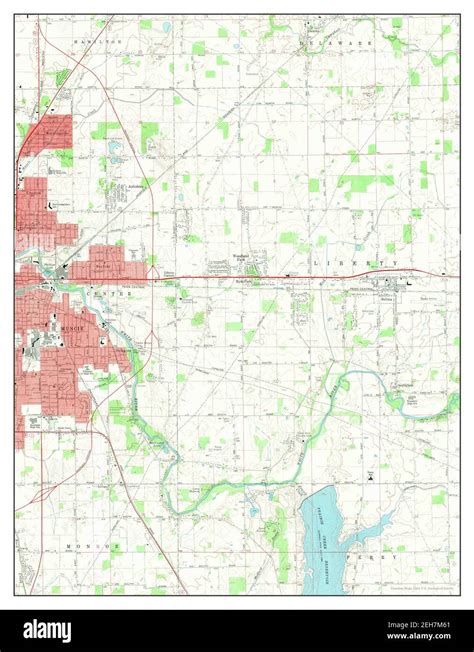 Muncie Indiana Map Cut Out Stock Images And Pictures Alamy