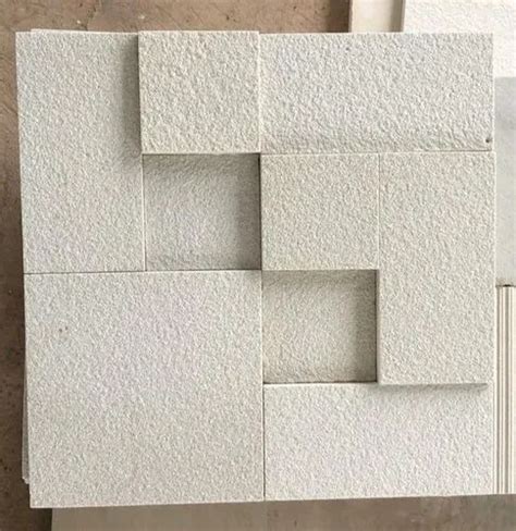 Stone Land Off White Mint Sandstone Wall Cladding For Wall Tile At Rs