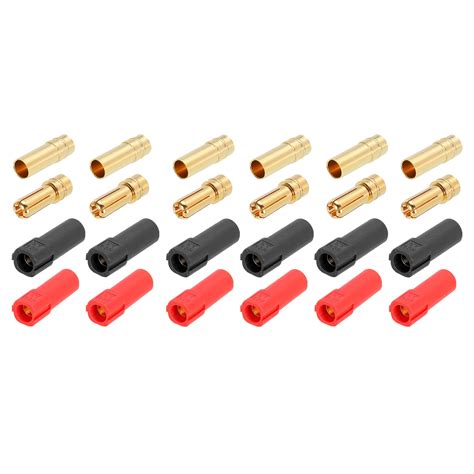 6 Set Banana Plugs Connector 6mm Male Female Banana Plug For Wire RC