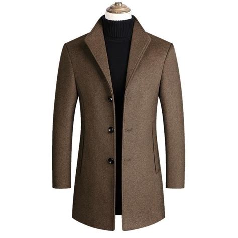 Manteau Caban Manteaux En Laine Pour Hommes Manteaux D Automne Et D