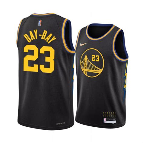 Draymond Green Day-Day Warriors Nickname Diamond Edition Black Jersey ...