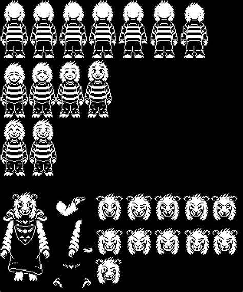 Asriel Sprite Sheet