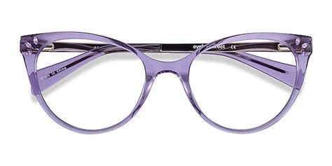 Beauty Cat Eye Clear Purple Glasses for Women | Eyebuydirect Canada