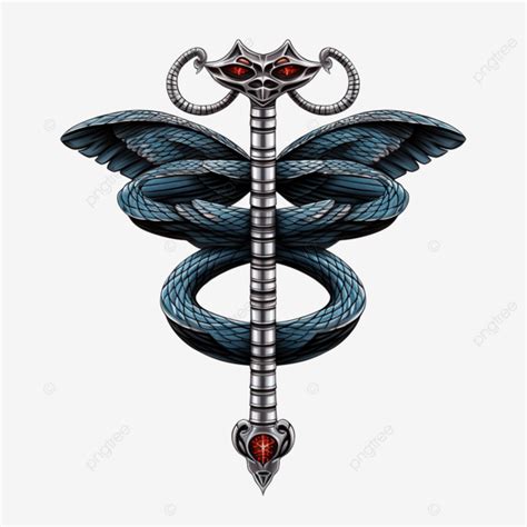 Medical Symbol Caduceus Snake With Stick Png Illustration Ambulance