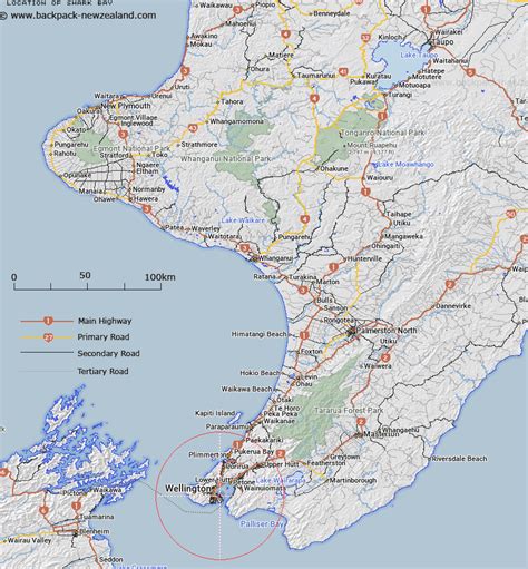 Where is Shark Bay? Map - New Zealand Maps